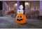 3.5' Gemmy Airblown Inflatable Halloween Snoopy Sitting On Pumpkin Yard Decoration 52922